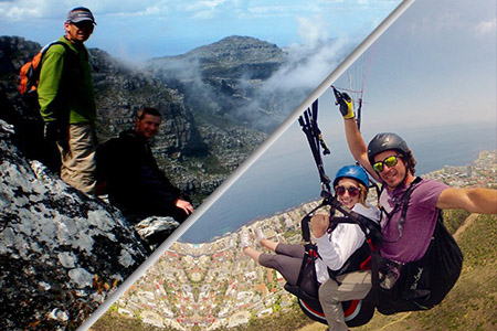 Hiking, paragliding, and outdoor adventures